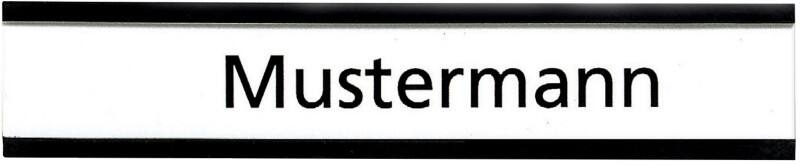 Franken Magnetisch etiket Magnetisch 75 mm (L) X 15 mm (H) Bruin C126