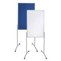 Franken Proline Presentatiebord Magnetisch Vrijstaand 780mm (B) x 1950mm (H) Gelakt staal Blauw, wit