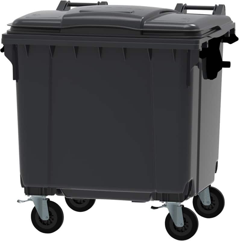 Bac de manutention 1100 L Gris Plastique