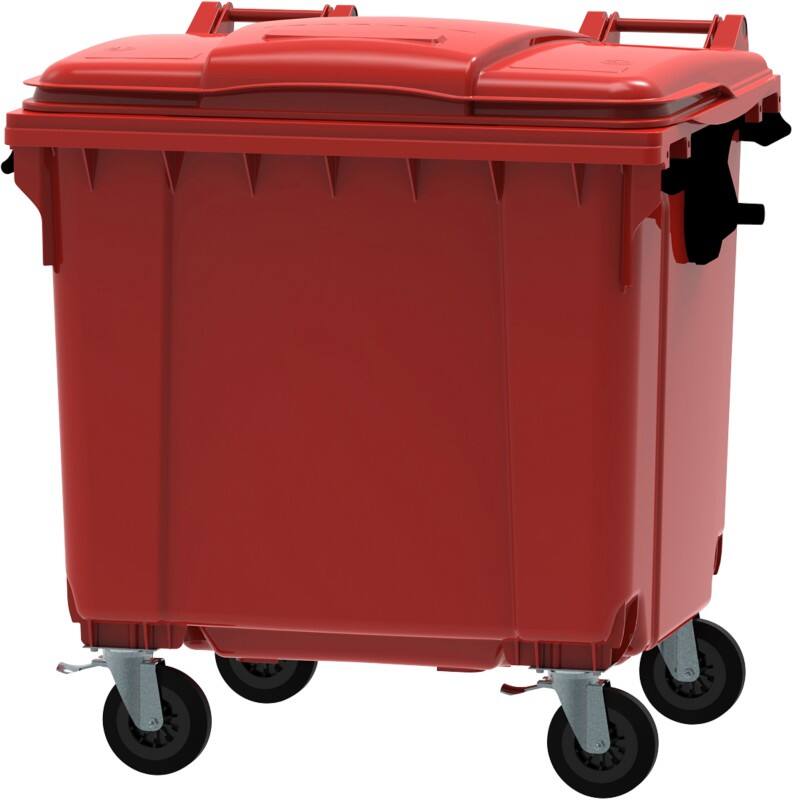 Bac de manutention 1100 L Rouge Plastique