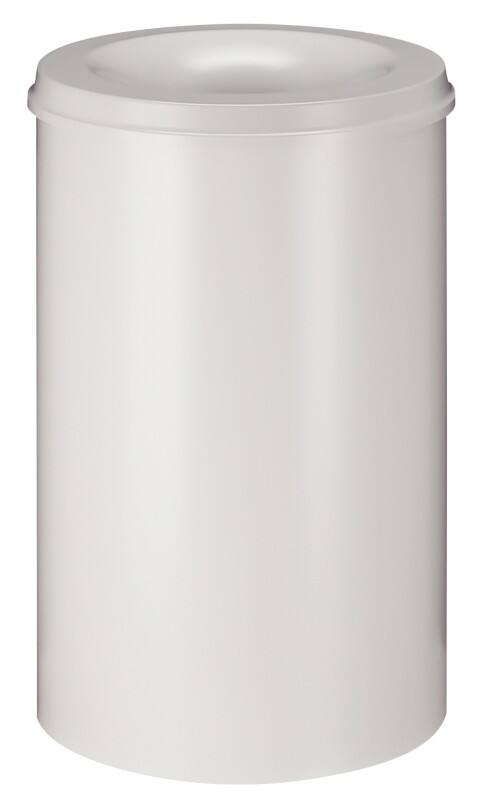 Poubelle anti-feu V-PART 110 L Blanc Métal