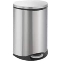 V-PART Shell Pedaalemmer 2 x 22 L Zilver Kunststof, Staal