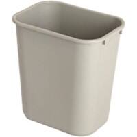 Poubelle Rectangular 27 L Gris PE (Polyéthylène)