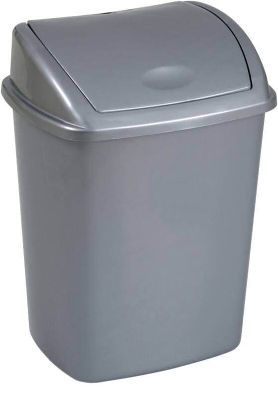 Poubelle V-PART 26 L Gris Plastique
