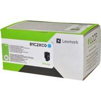 Lexmark Origineel Tonercartridge 81C2XC0 Cyaan