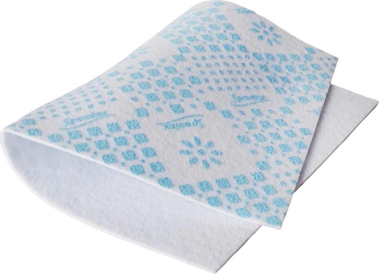 Spontex Afdruipmat 6 x 22,3 x 31,5 cm Blauw, wit 2 Stuks