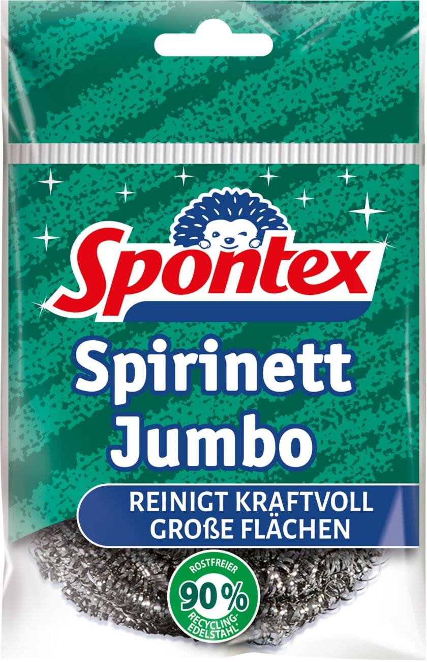Éponge métallique Spontex Jumbo Sprinett 2 x 2 x 6 cm Argenté