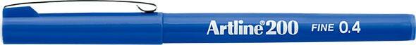 Stylo-feutre Artline Fin Bleu 200