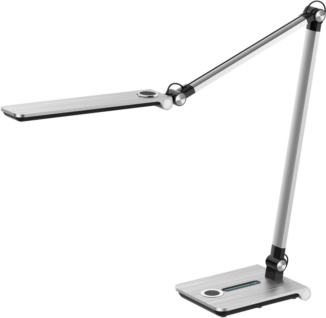 Lampe de bureau Hansa Wave LED Argenté AC 760 mm