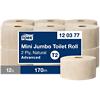 Tork Mini Jumbo Toiletpapier T2 2-laags Naturel 12 Rollen à 170 m