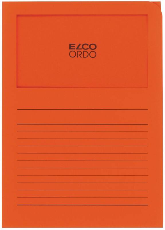 Trieur Elco A4 Orange Papier 10 Unités