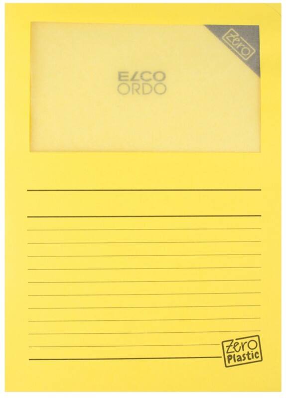 Farde à lamelle Elco A4 Jaune Papier 100 unités