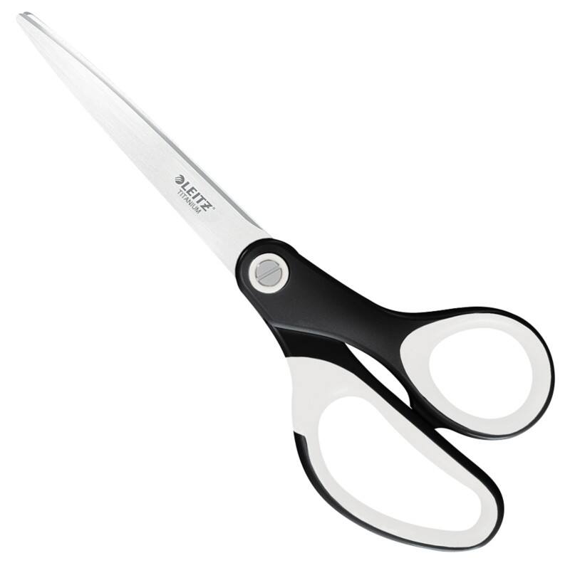 Ciseaux Leitz WOW Adapté pour les gauchers 105 mm Acier inoxydable Noir, Blanc