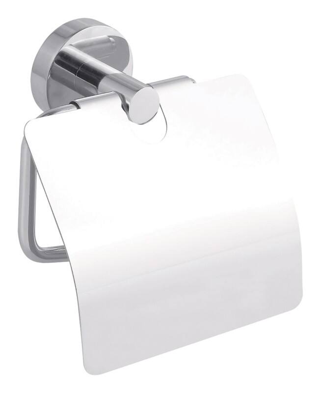 Distributeur de papier toilette tesa Smooz Chrome, métal Argenté
