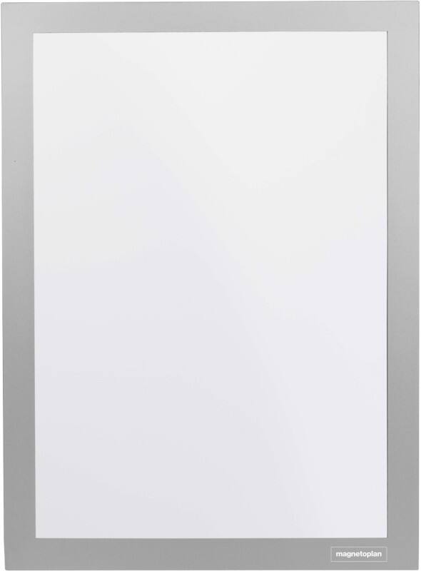 Cadre magnétique magnetoplan Magnetofix A5 Adhésif Argenté Adhésif 1132232 12,6 (L) x 0,6 (P) x 18,8 (H) cm 1132232 2 Unités