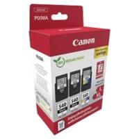 Canon 2x PG-540L /1x CL-541XL Origineel Inktcartridge Zwart, Cyaan, Magenta, Geel 3 Stuks