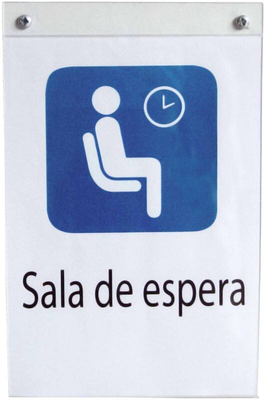 Archivo 2000 Bordhouder A4 staand Wandmontage 21 (B) x 32 (H) cm Transparant