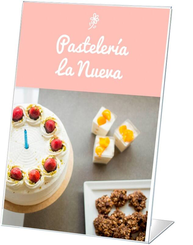 Archivo 2000 Bordhouder A6 L-vorm 10,5 (B) x 4,5 (D) x 15 (H) cm Transparant  