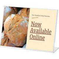 Porte-visuel Archivo 2000 A5 Paysage En forme de L 21 (l) x 5 (p) x 15 (h) cm Transparent