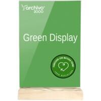 Porte-visuel Archivo 2000 A4 Paysage En forme de T 21 (l) x 4 (p) x 33 (h) cm Transparent