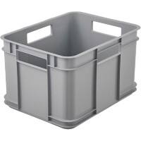 Boîte de rangement keeeper 16 L Gris 27 (l) x 35 (p) x 22 (h) cm