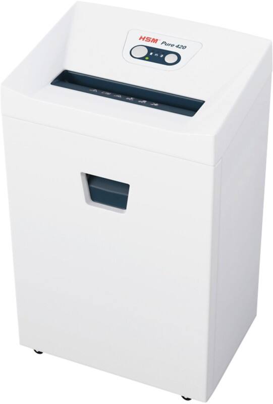 HSM Pure Papierversnipperaar Veiligheidsniveau P-2, O-2, T-2, E-2