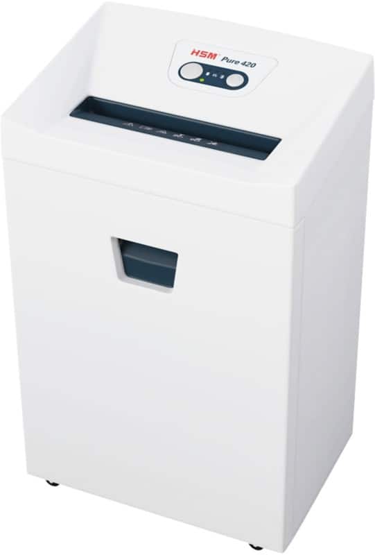 HSM Pure Papierversnipperaar Veiligheidsniveau P-5, T-5, E-4, F-2