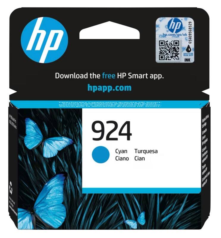 HP 924 Origineel Inktcartridge 4K0U3NE Cyaan