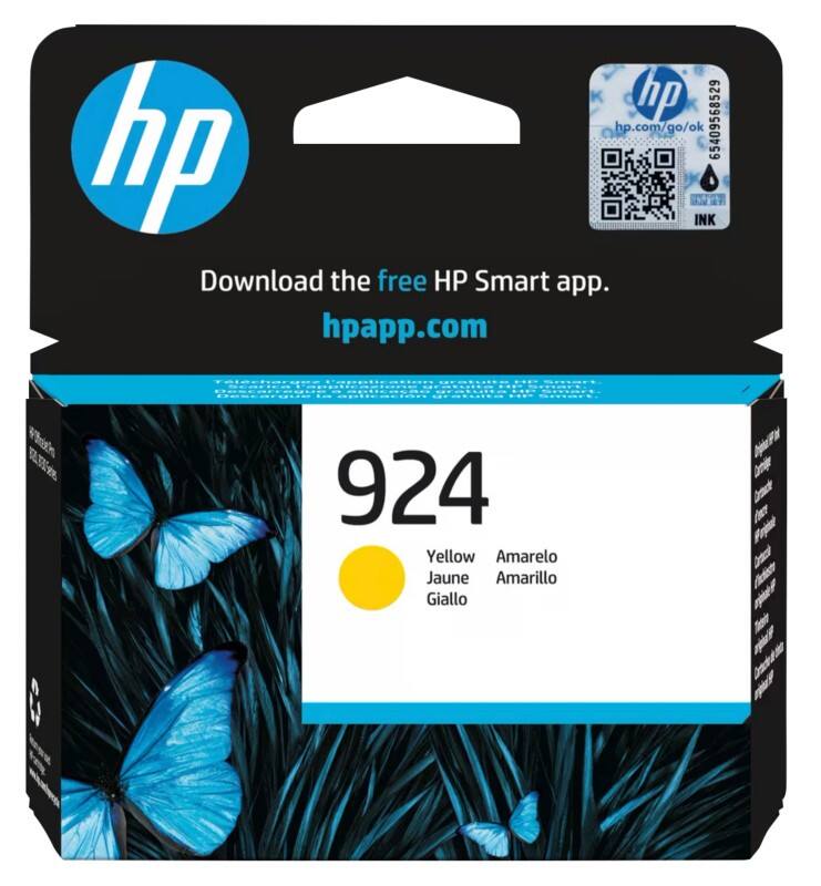 HP 924 Origineel Inktcartridge 4K0U5NE Geel