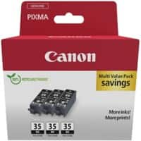 Canon 35 Origineel Inktcartridge Zwart Multipak van 3