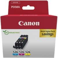 Canon 526 Origineel Inktcartridge Cyaan, Geel, Magenta Multipak van 3