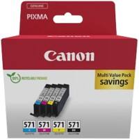 Canon 571 Origineel Inktcartridge Cyaan, Geel, Magenta, Zwart Multipak van 4