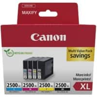 Canon 2500 Origineel Inktcartridge Cyaan, Geel, Magenta, Zwart Multipak van 4