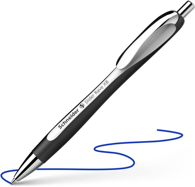 Stylo-bille Schneider Slider Rave Bleu Extra large