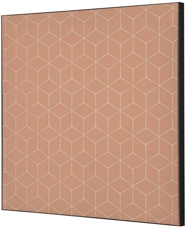 SHOWDOWN Hexagon Textielen Wanddecoratie Multikleur Aluminium