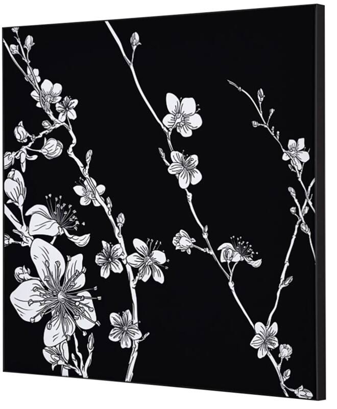 SHOWDOWN Japanese Blossom Textielen Wanddecoratie Multikleur Aluminium