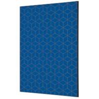 SHOWDOWN Hexagon Textielen Wanddecoratie Multikleur Aluminium