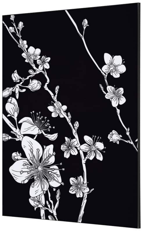 SHOWDOWN Japanese Blossom Textielen Wanddecoratie Multikleur Aluminium