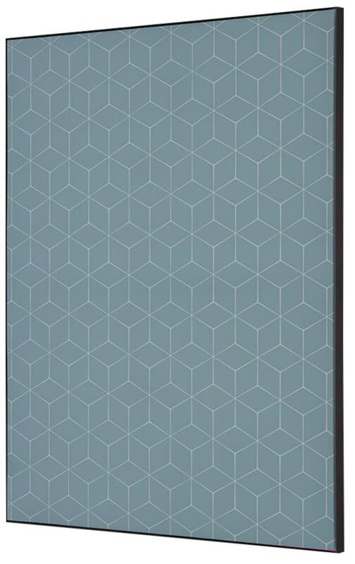 SHOWDOWN Hexagon Textielen Wanddecoratie Multikleur Aluminium
