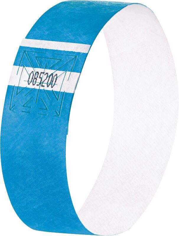 Sigel Super Soft Evenementen polsbandjes Neonblauw 120 Stuks