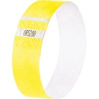 Bracelets d'événement Sigel Super Soft Jaune fluo 120 Unités