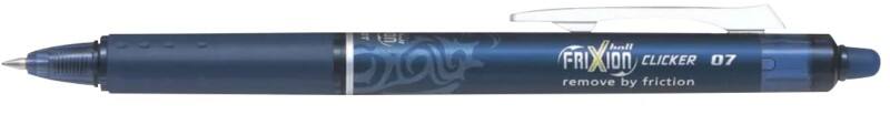 Pilot FriXion Clicker Rollerballpen Blauw 0,4 mm Medium Navulbaar