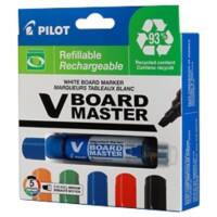 Pilot V-Board Master M Marker Kleurenassortiment Medium Beitelpunt 5,2 mm 50% Gerecycled 5 Stuks