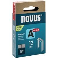 Agrafes Novus A Type 53 042-0780 12 mm Superhard 800 unités