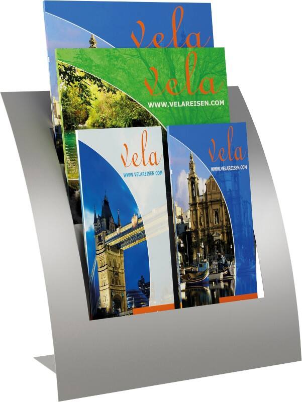 Présentoir à brochures Kerkmann 3 Niveaux Autoportant