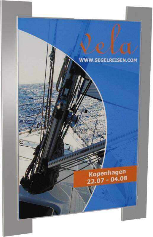 Cadre d'affichage Kerkmann Montage mural Argenté 43652914 37,7 x 2 x 50 cm