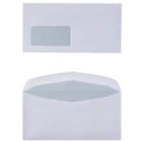 Enveloppes professionnelles Viking Avec fenêtre C6/5 229 (l) x 114 (h) mm Gommée Blanc 80 g/m² 1000 unités