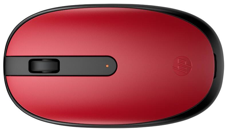 HP 240 Muis Draadloos Rood Geschikt voor linkshandigen