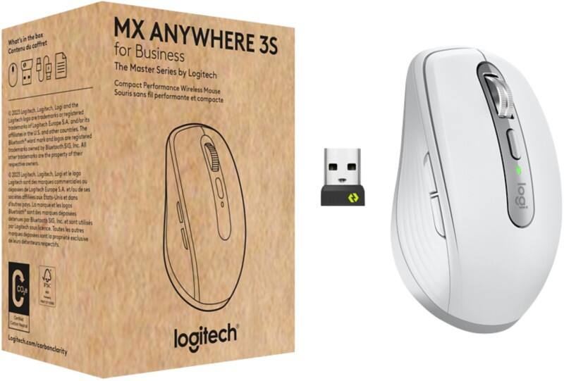 Souris sans fil Logitech MX Anywhere 3S Blanc