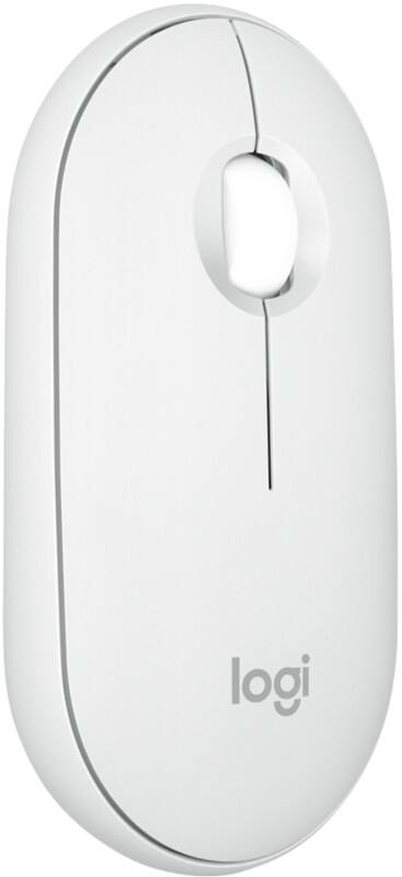 Souris sans fil Logitech Pebble 2 M350s Sans fil Blanc Adapté pour les gauchers
